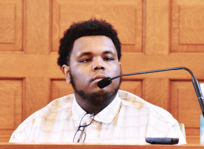 Defendant takes the stand in city murder trial